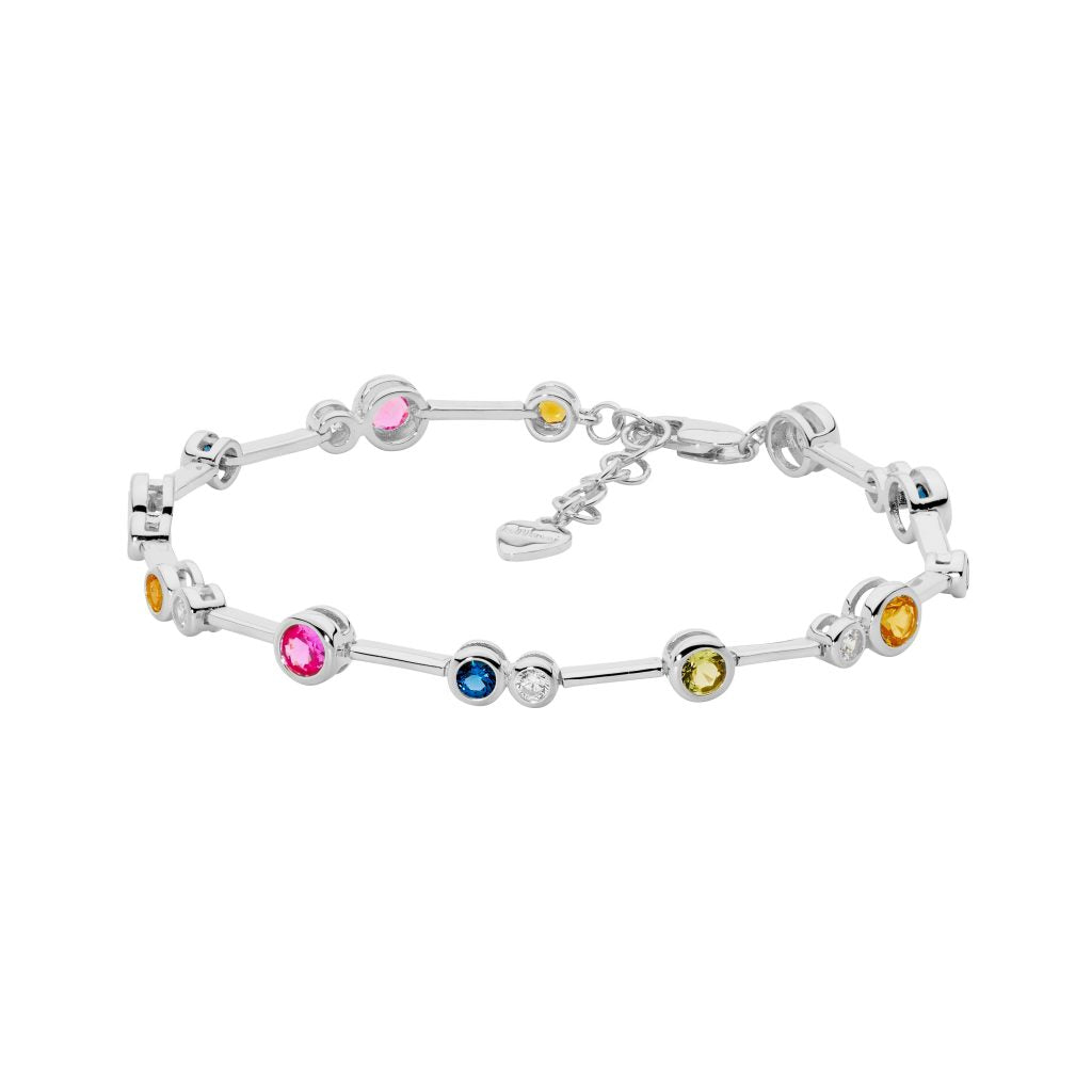 Multi-Coloured CZ Bracelet - 2 colours
