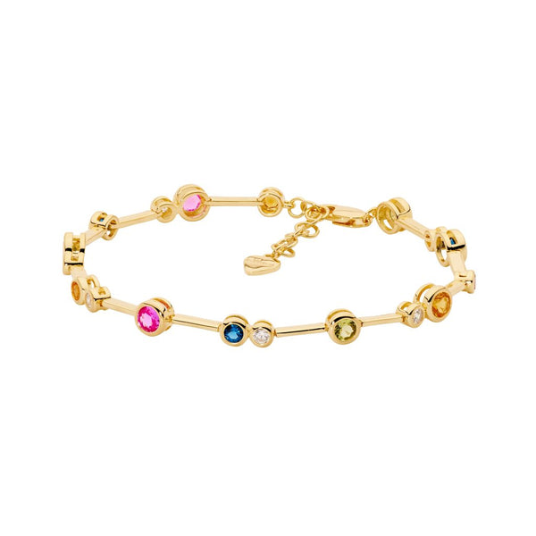 Multi-Coloured CZ Bracelet - 2 colours