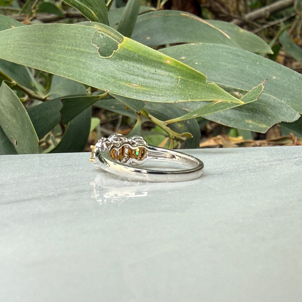 Marigold Yellow Diamond Ring