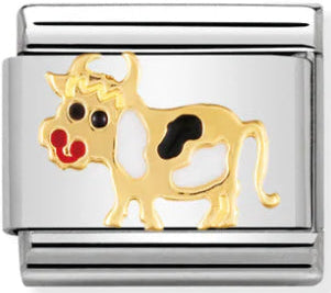 Animals - Cow Gold Charm