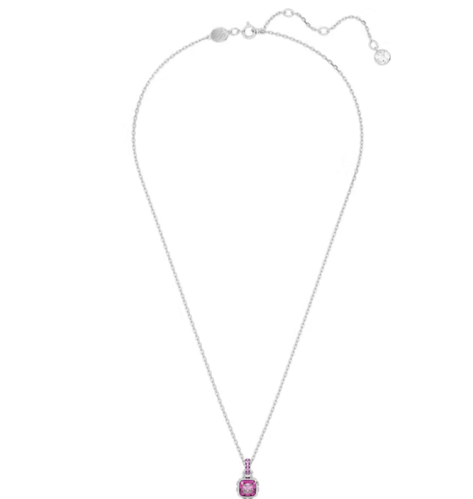Birthstone: February Purple Square - Necklace & Earring