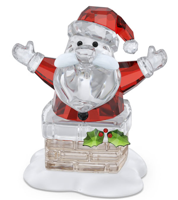 Holiday Cheers: Santa Claus and Chimney