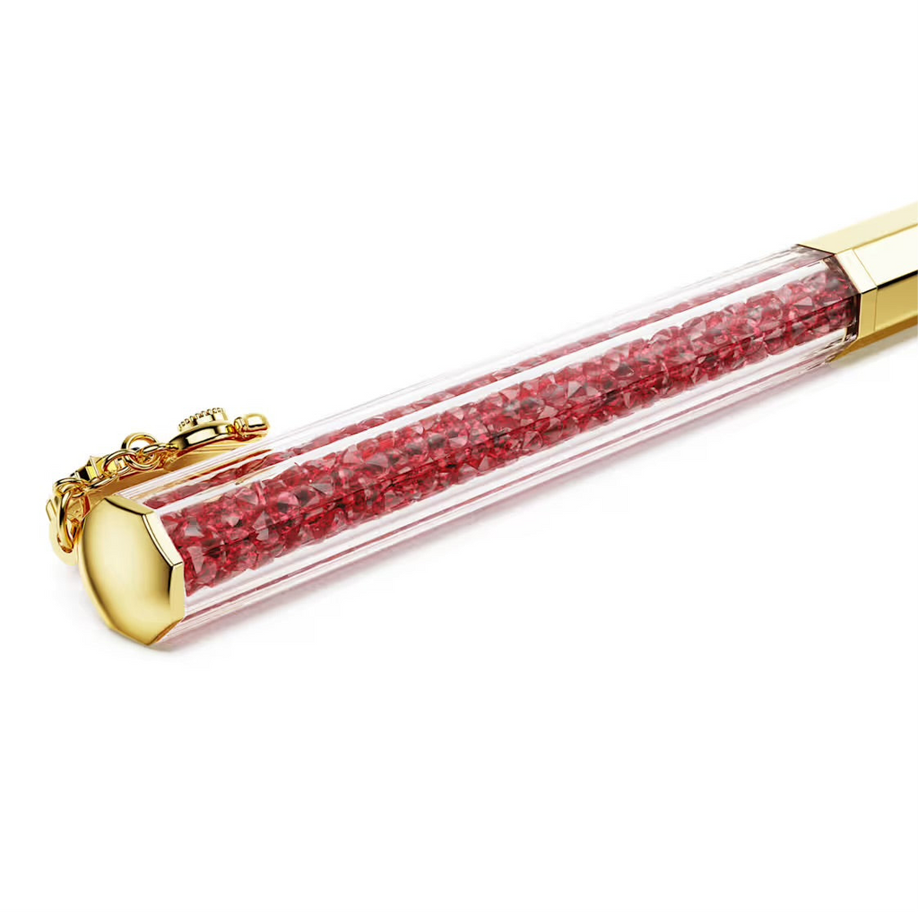 Crystalline Ballpoint Pen - Red with Chinese New Year Snake Charm