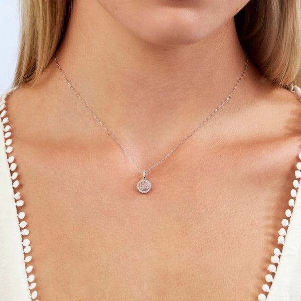 Blush Pink Diamond Katherine Pendant