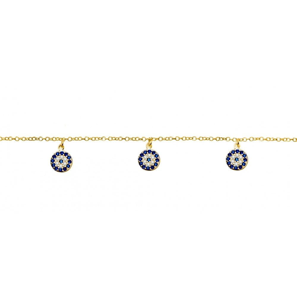 Bracelet -  CZ Evil Eye