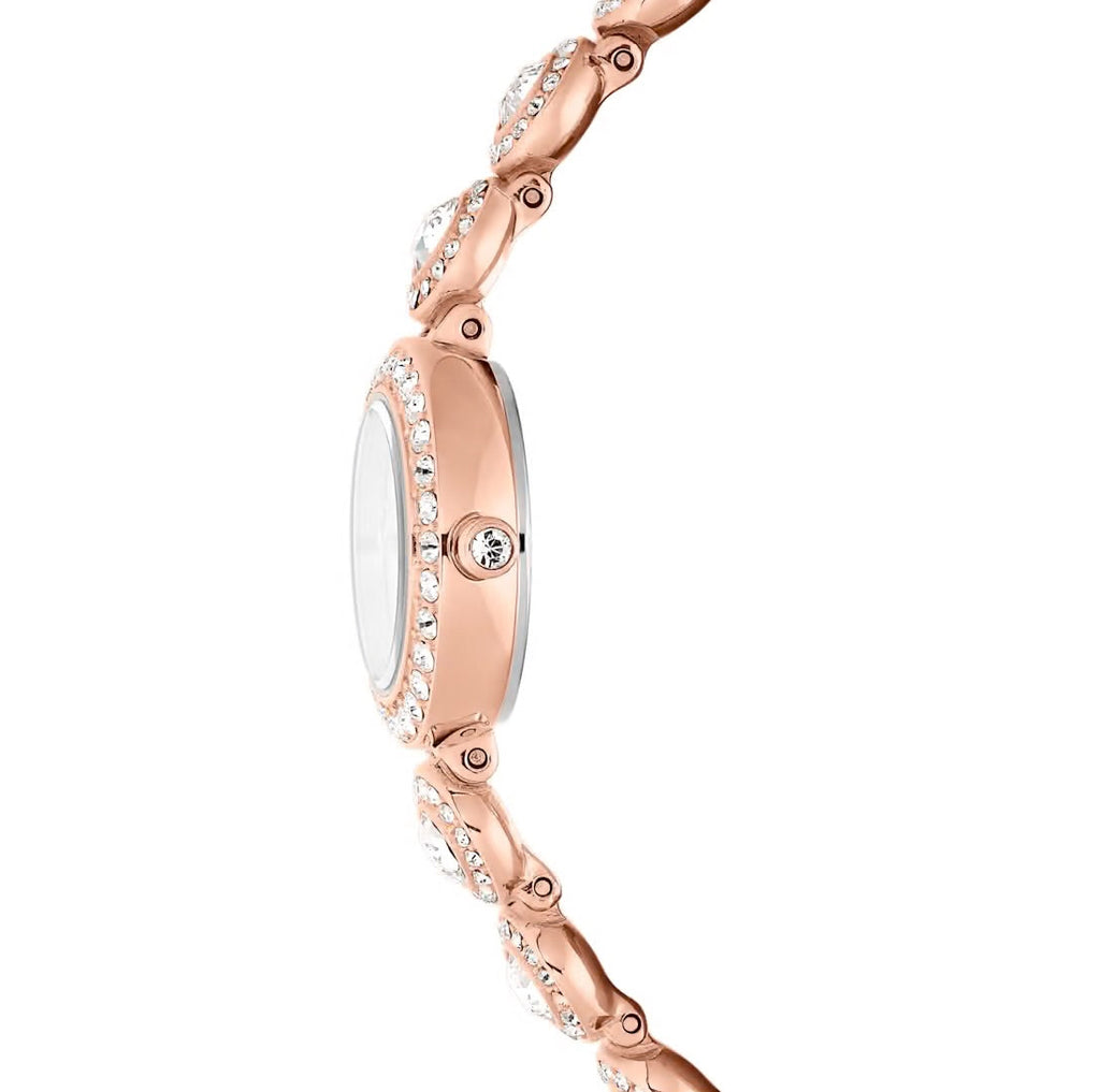 Una Angelic: Crystal Bracelet Crystal Tone RoseGold Watch
