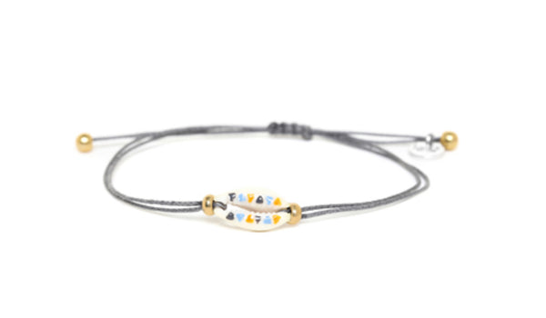 JUSTINE Mini Cowrie Cord Bracelet