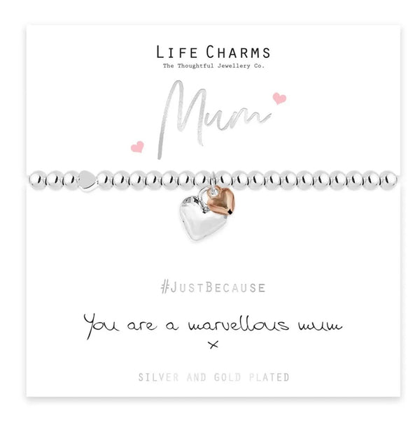 Life Charms - Just Because Mum Bracelet
