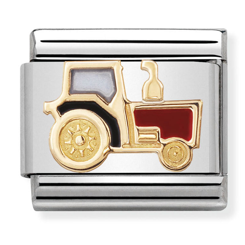 Transport - Tractor Gold Charm
