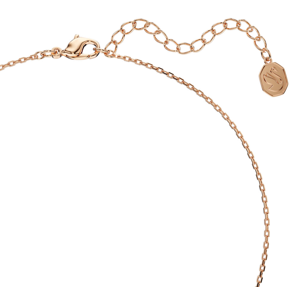 Mickey & Minnie Multicoloured Rosegold Tone Necklace