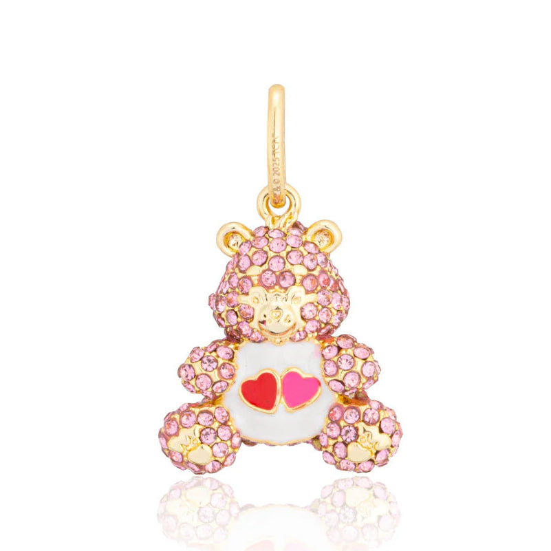 Care Bear - LOVE-A-LOT Pink Crystal Bear Charm - 2 colours