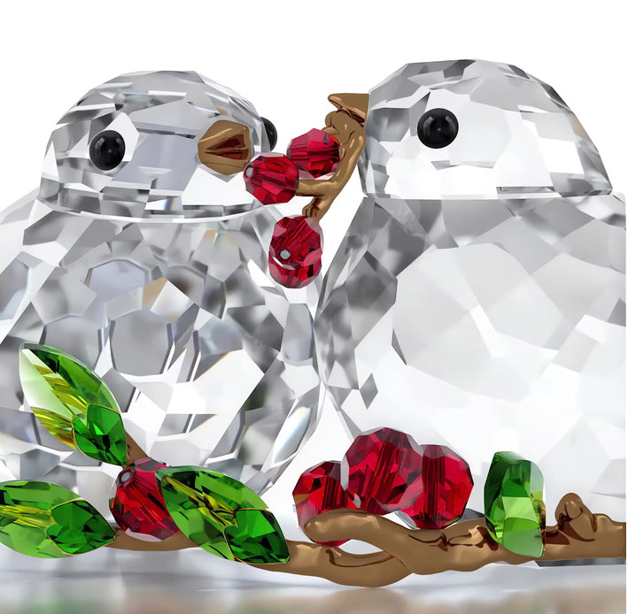 Bird Couple and Berries