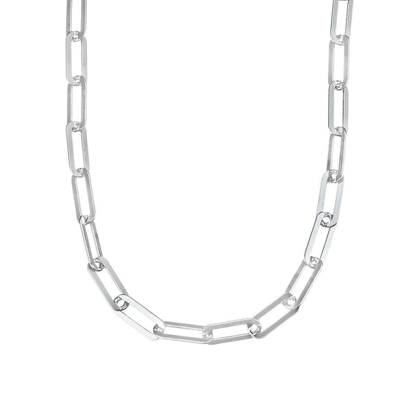 Long Paperclip 6mm Chain Necklace
