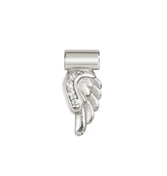Seimia - Wing with CZ Silver Pendant