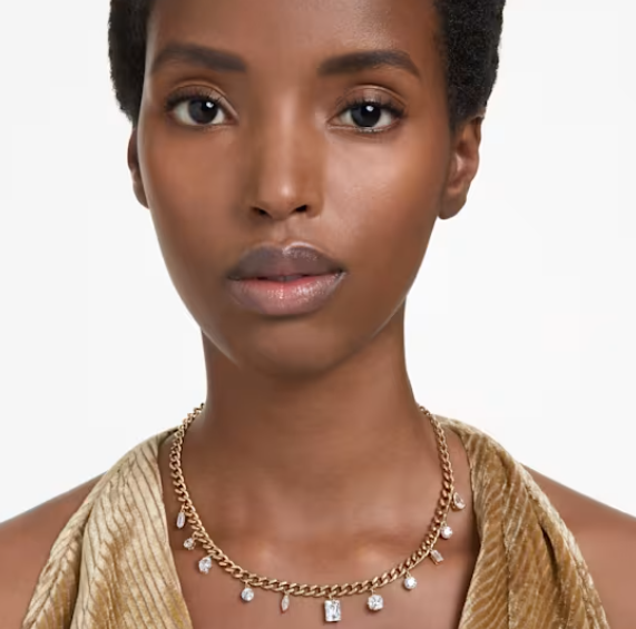 Dextera Mixed Cut Dangle Necklace - 2 Colour