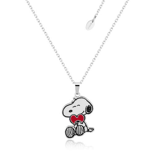 Peanuts - Heart Snoopy - Necklace & Stud Earring