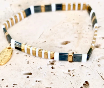 Ibiza Bracelet - Steel & Bronze