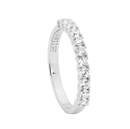 Ring - 11x White CZ Silver Ring