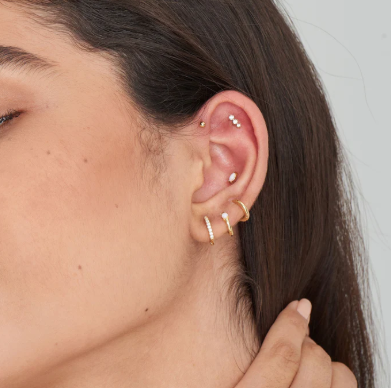 Ear Edit - Mini Sphere Barbell Single Studs - 2 colours