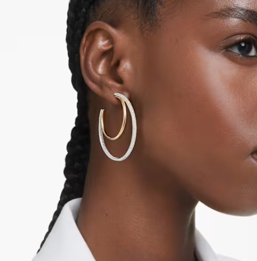 Hyperbola Medium Hoop Earring
