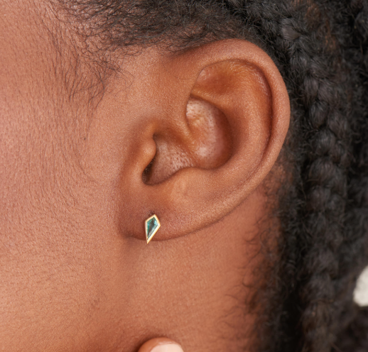Dance 'Til Dawn - Sparkle Emblem Barbell Single Studs - 3 colours
