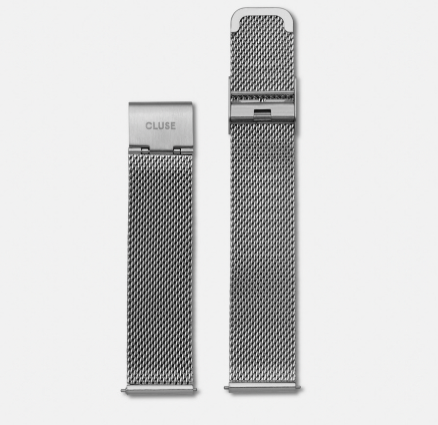 CLUSE Silver Mesh Strap - 2 Sizes