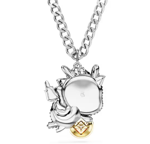 Chinese Grey Zodiac Pendant Dragon