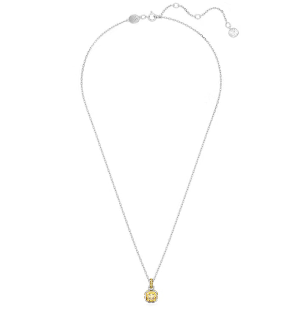 Birthstone: November Yellow Square - Necklace & Earring