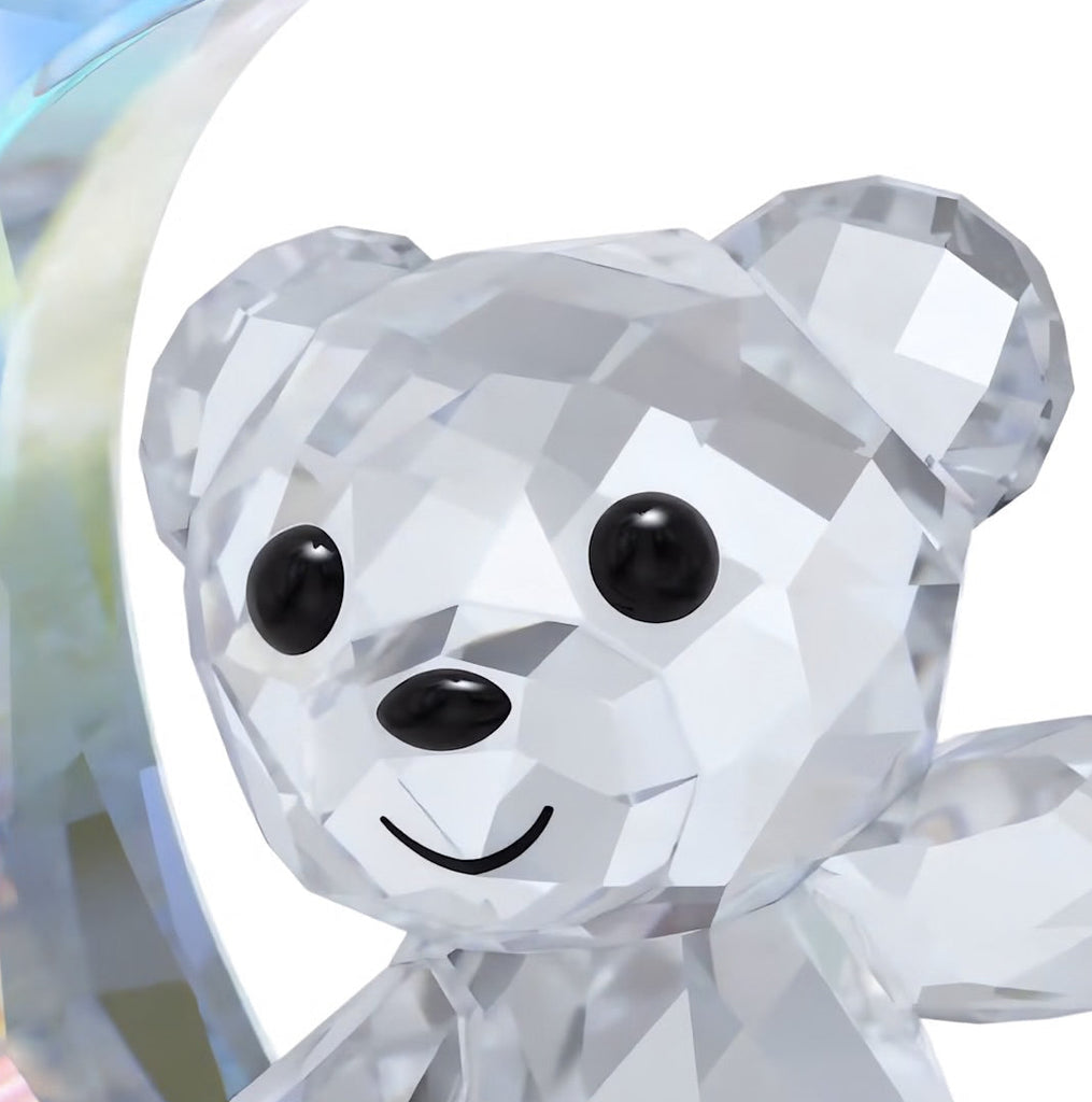 Kris Bear: White Moon Ornament