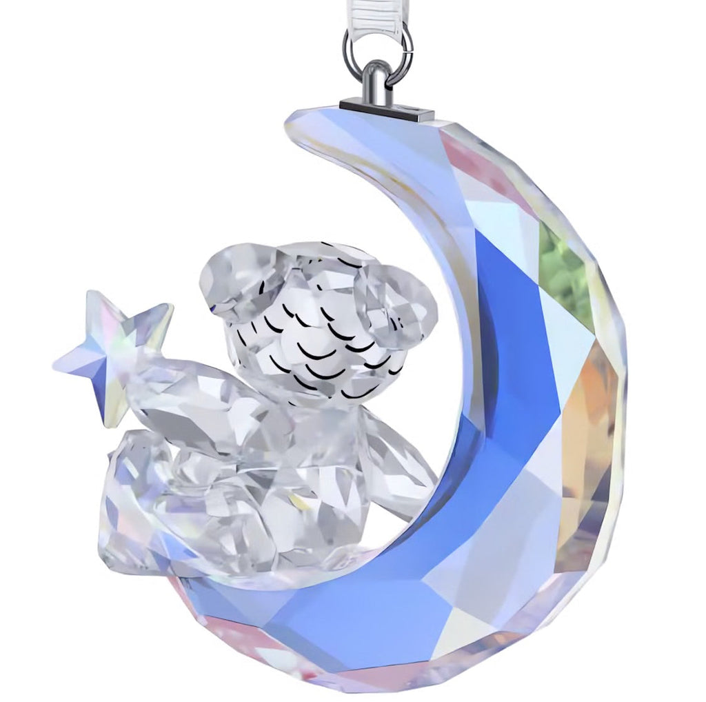 Kris Bear: White Moon Ornament