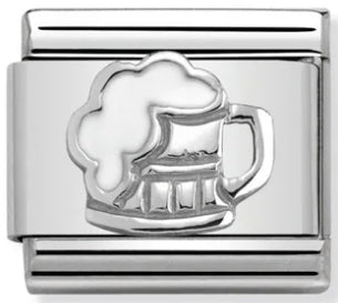 Food & Drinks - Pint of Beer Silver Charm