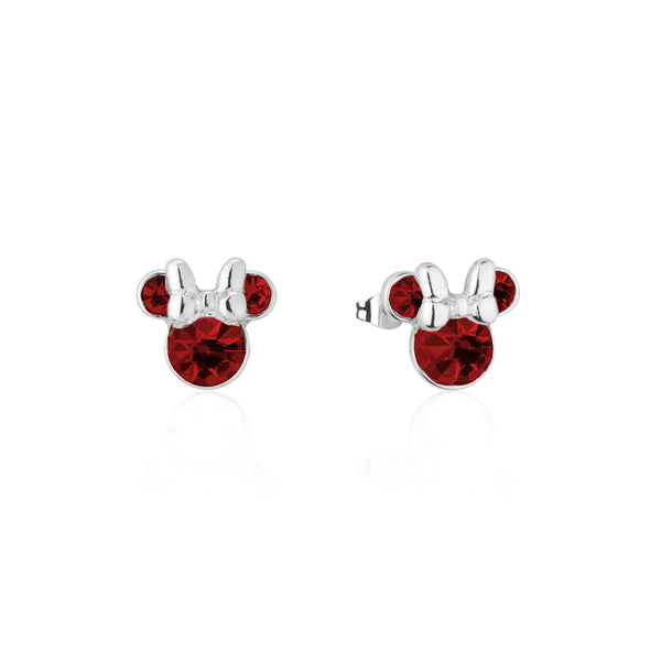 Minnie Mouse Birthstone Earrings - 12 months