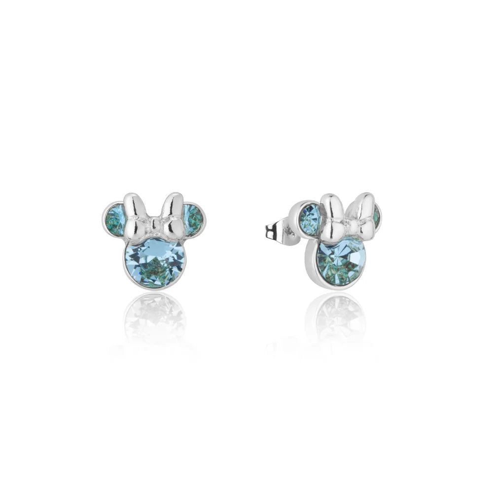 Minnie Mouse Birthstone Earrings - 12 months
