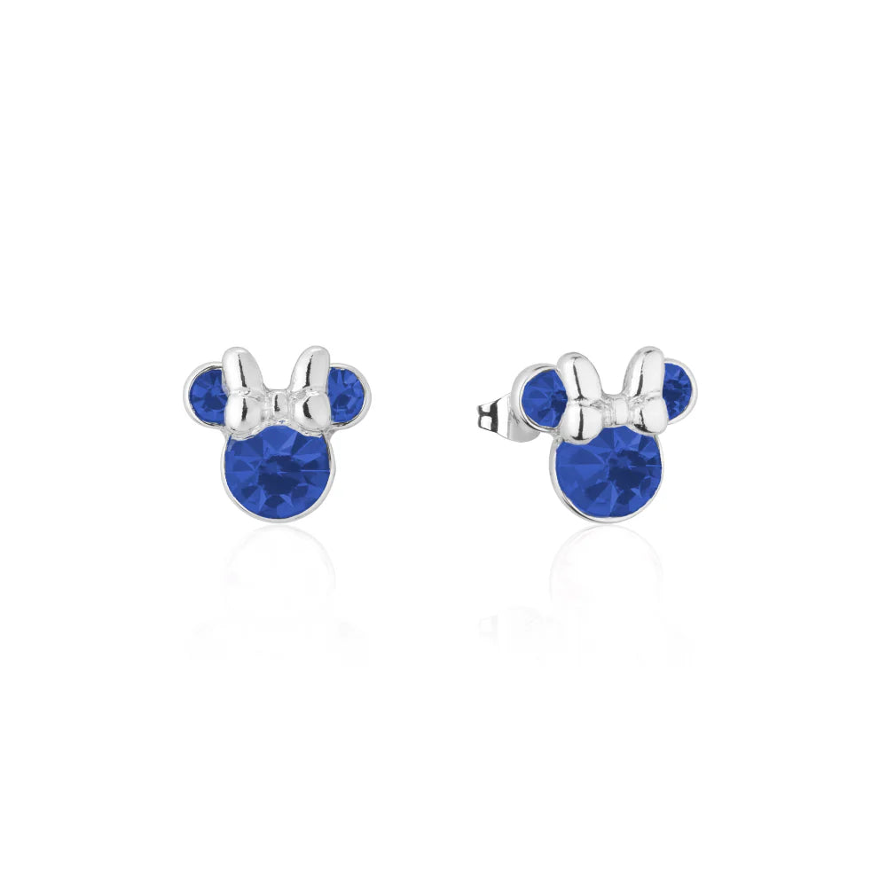 Minnie Mouse Birthstone Earrings - 12 months