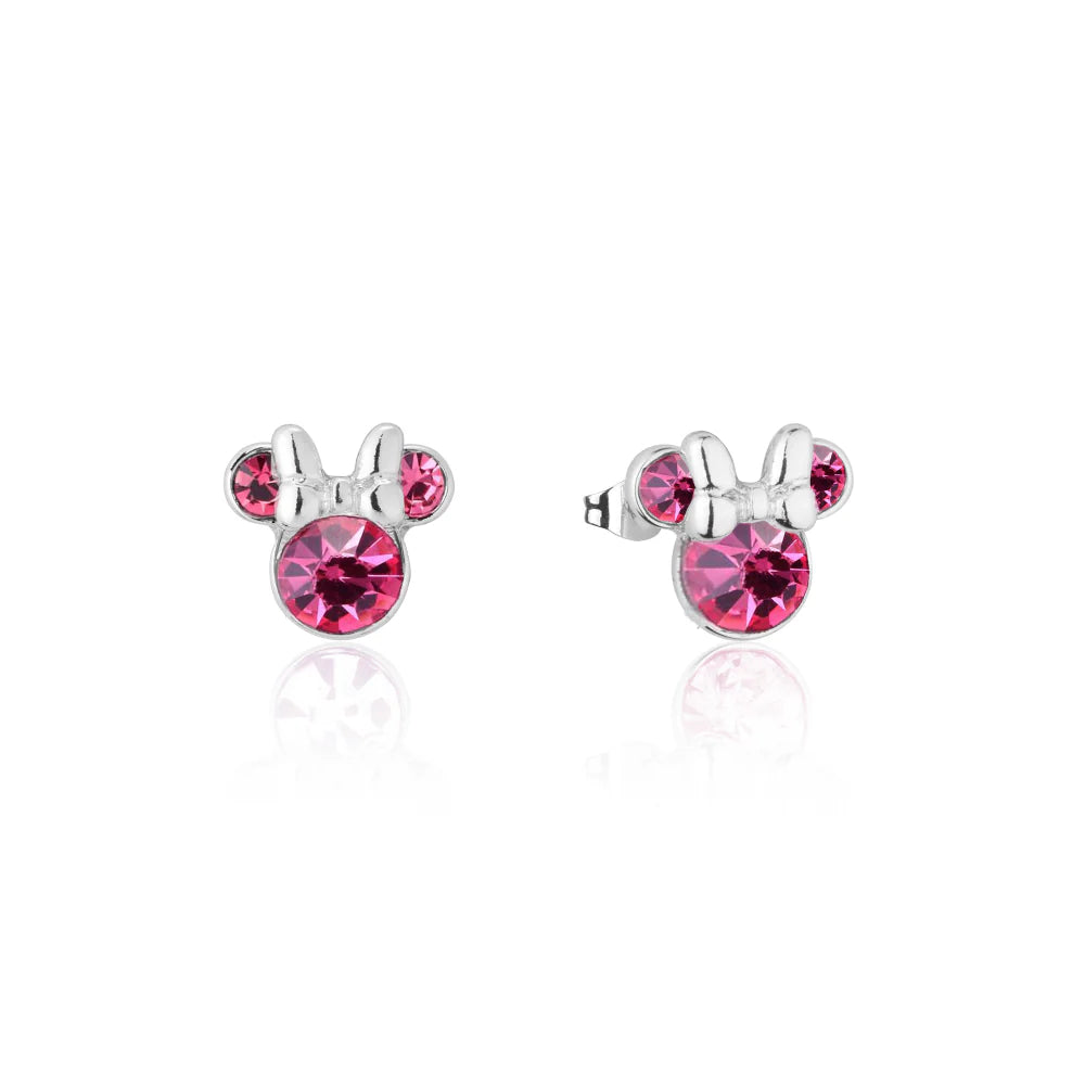 Minnie Mouse Birthstone Earrings - 12 months