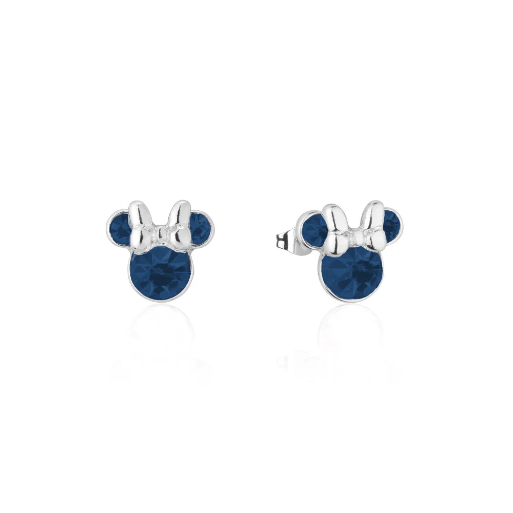 Minnie Mouse Birthstone Earrings - 12 months