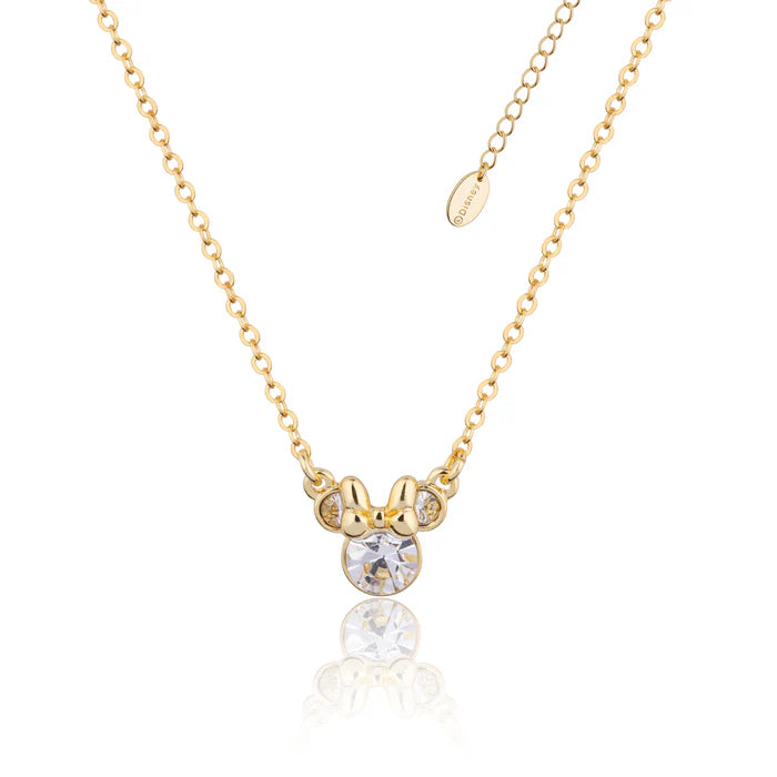 Minnie Mouse Birthstone Necklace - 12 months