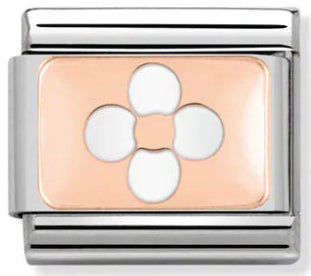 Nature - Flower Rosegold Charm