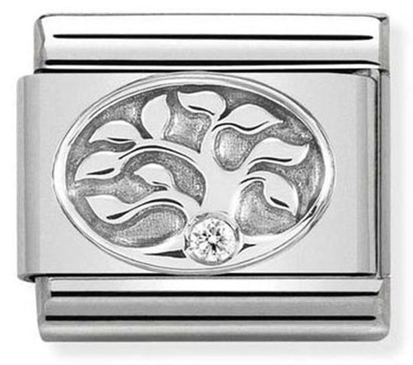 Family - Tree of Life with CZ Silver Charm
