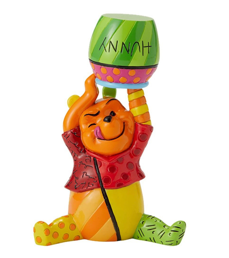 Winnie the Pooh with Pot Figurine - Mini