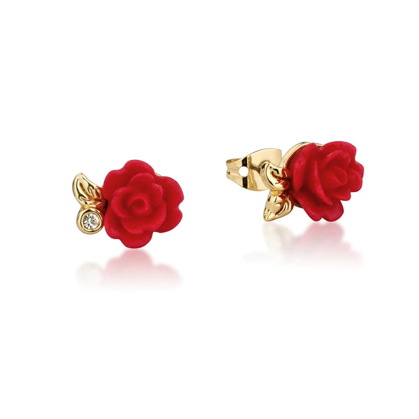 Beauty & The Beast - Enchanted Rose - YGP Stud Earrings