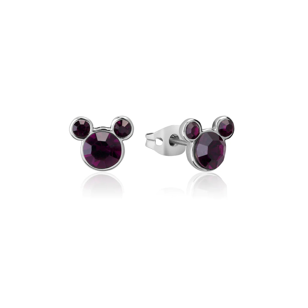 Disney mickey mouse birthstone earrings sale