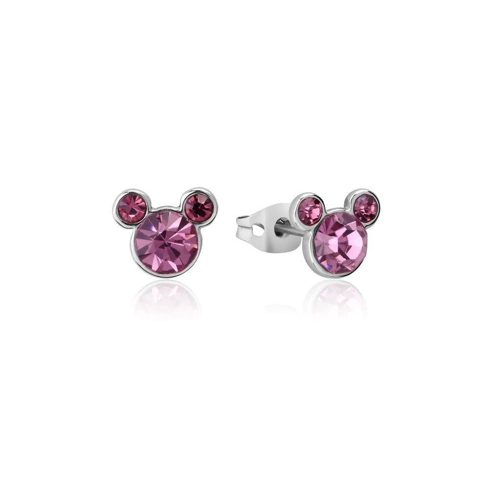 Mickey Mouse Birthstone Stud Earrings Forever Jewellery Online