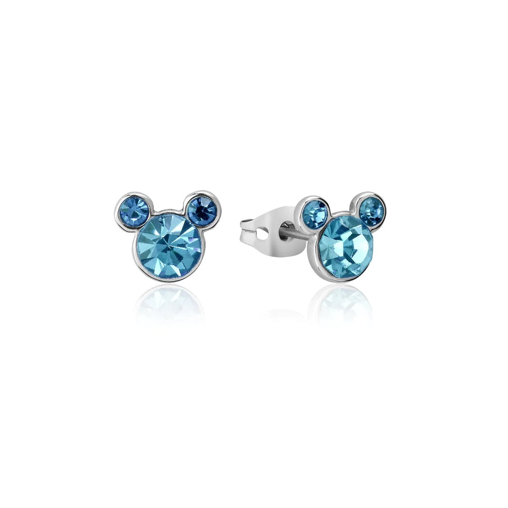 Mickey Mouse Birthstone Stud Earrings Forever Jewellery Online