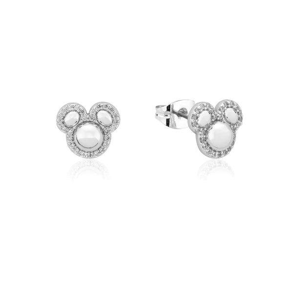 Mickey Mouse Crystal Halo Earrings - 2 colours