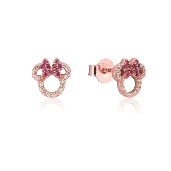 Minnie Mouse CZ/Crystal Stud Earrings - 3 colours available