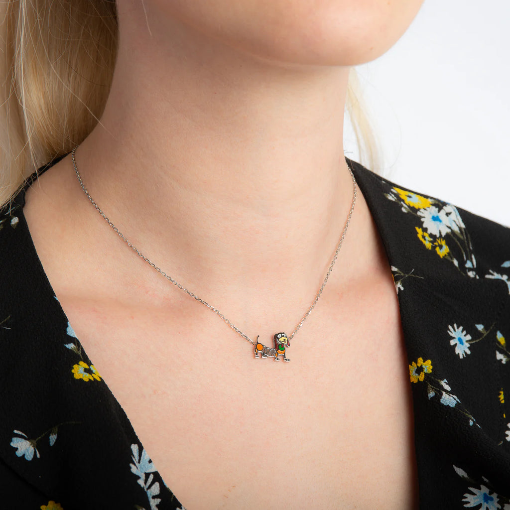 Toy Story - Slinky Dog - Necklace & Earring