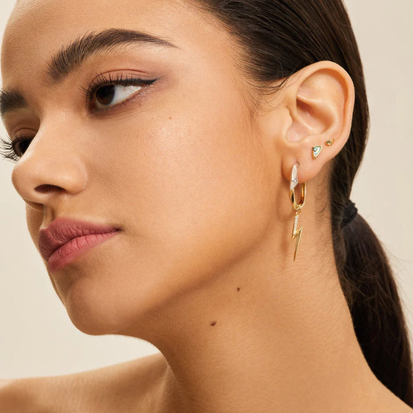 Tough Love - Arrow Silver Stud Earrings - 2 colours