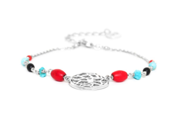 WINA Metal Disc Bracelet