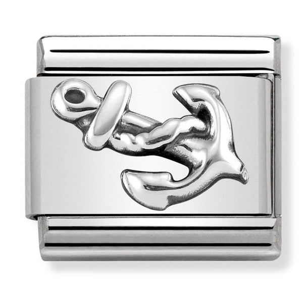 Symbols - Anchor Silver Charm